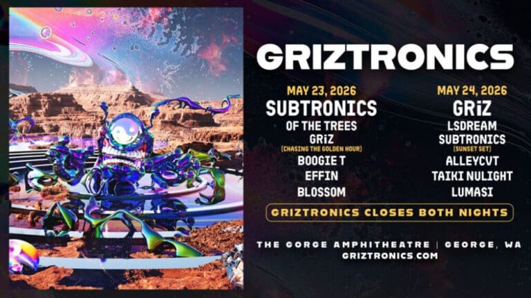 GriZtronics takes over the Gorge in 2026 Griztronics Gorge