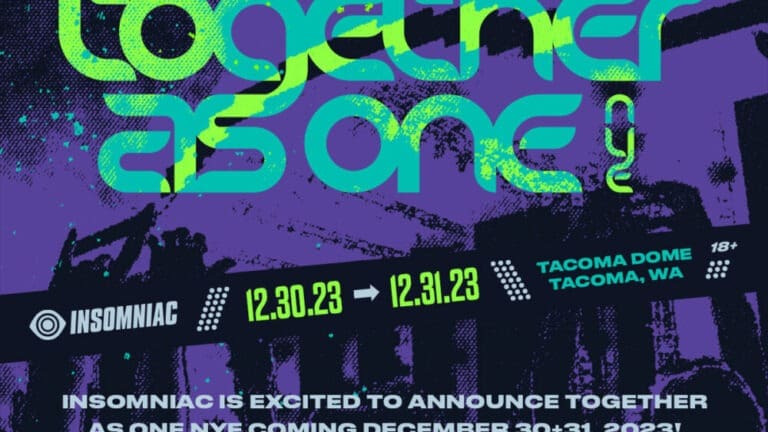Seven Lions, Above & Beyond to headline 2-night Tacoma Dome NYE celebration Insomniac Announces Together As One 2023 at Tacoma Dome
