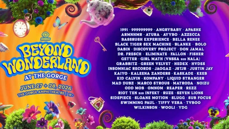 Beyond Wonderland PNW drops 2026 Lineup with Rezz, Fisher, Seven Lions & more