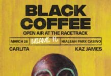 Black Coffee Brings Open Air Show to Historic Hialeah Racetrack for MMW