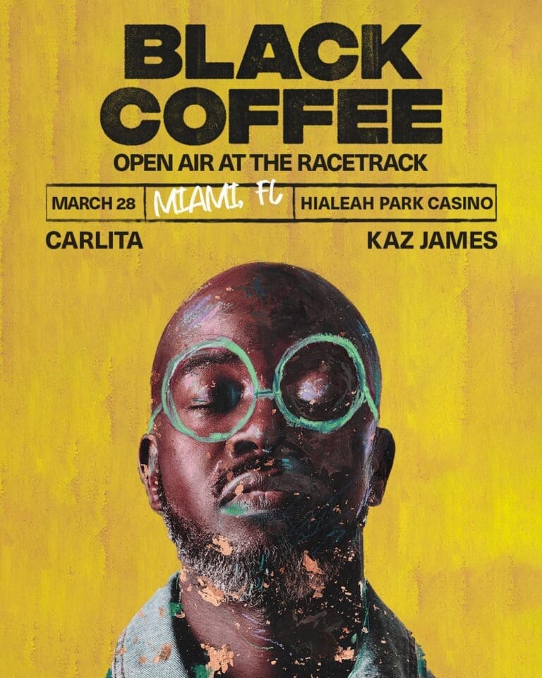 Black Coffee Brings Open Air Show to Historic Hialeah Racetrack for MMW