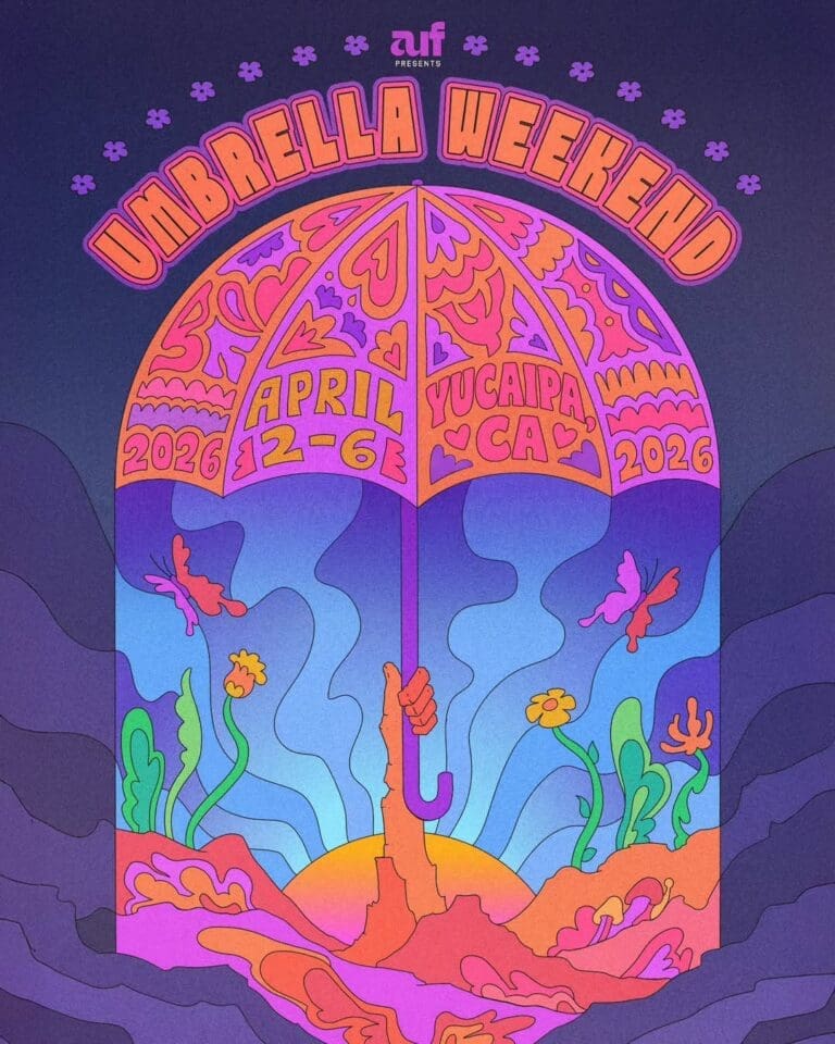 Umbrella Weekend, A vibrant Camping Music Festival in California