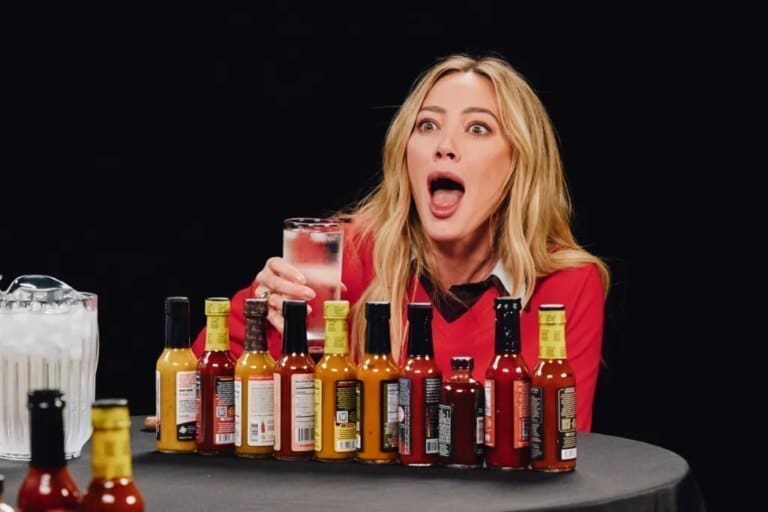 Hilary Duff Talks Lizzie McGuire, Bra Shopping & ‘TRL’ on ‘Hot Ones’