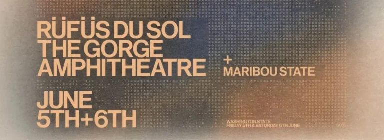 Rufus Du Sol at the Gorge 2026