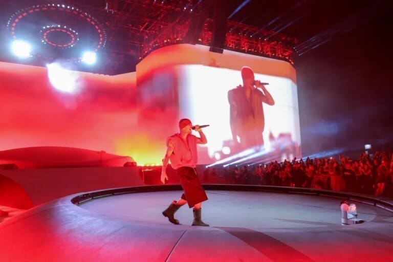 Justin Bieber Serenades Billie Eilish During Coachella Weekend 2 Set