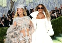 Tina Knowles Reacts to Beyonce, Blue Ivy on the Met Gala Red Carpet