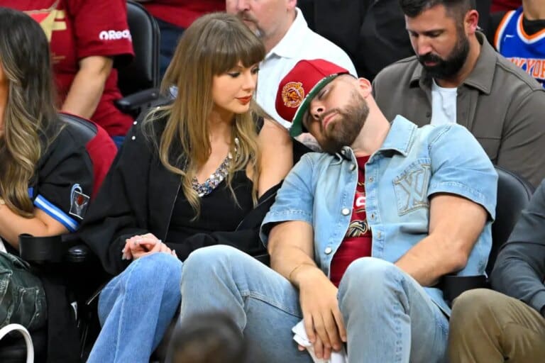 Travis Kelce Talks Taylor Swift Date at Knicks Game, Defends Beer Chug