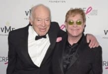 Elton John Honors Late Friend at Breast Cancer Research Hot Pink Party