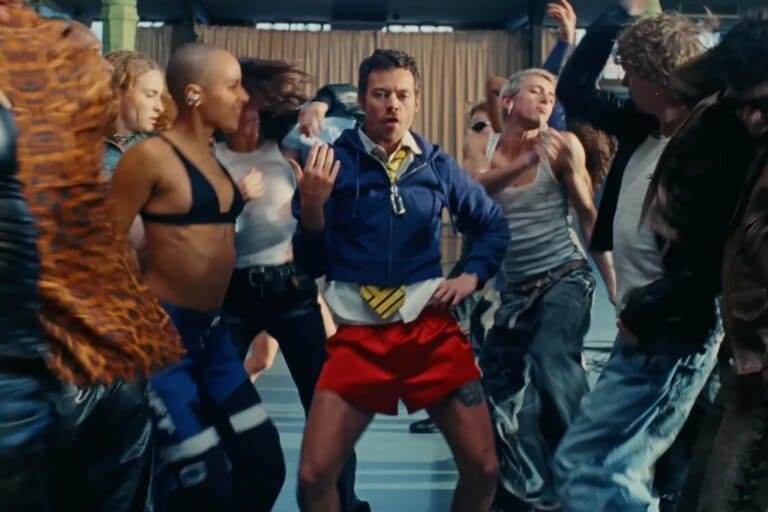 Harry Styles’ ‘Dance No More’ Video: Star’s Red Shorts Steal the Show